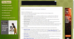 Desktop Screenshot of filterbypass.com