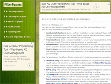 Tablet Screenshot of filterbypass.com